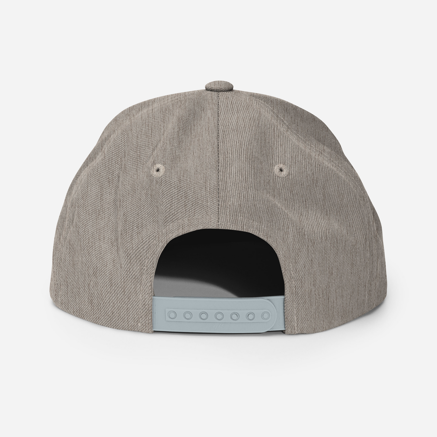 'CASUAL PLAYER' Backgammon Snapback Hat (maroon embroidery)