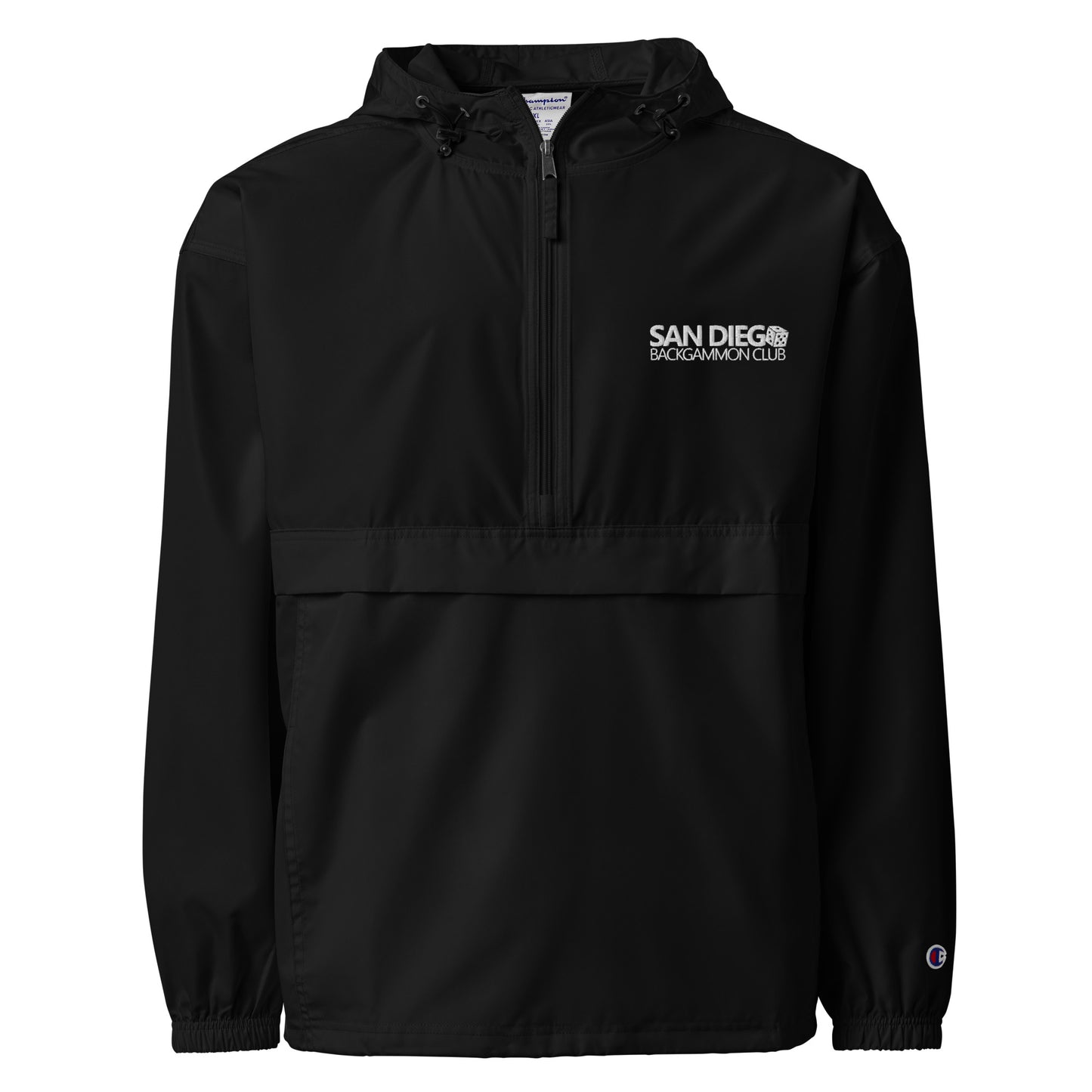 SAN DIEGO BACKGAMMON CLUB Embroidered Champion Packable Jacket