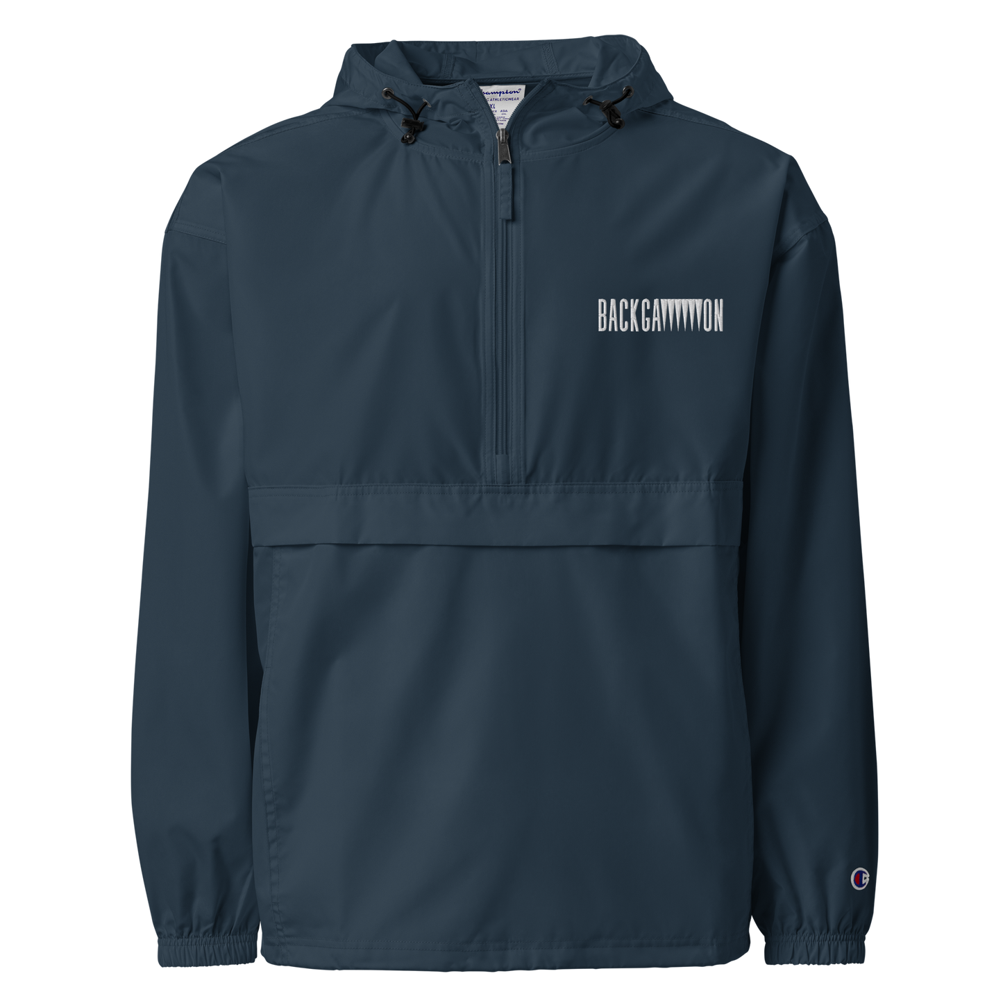 Backgammon Embroidered Champion Packable Jacket