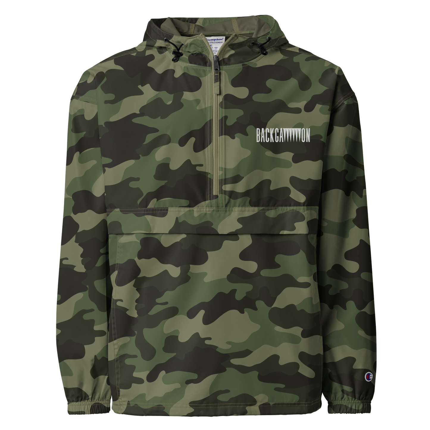 Backgammon Embroidered Champion Packable Jacket