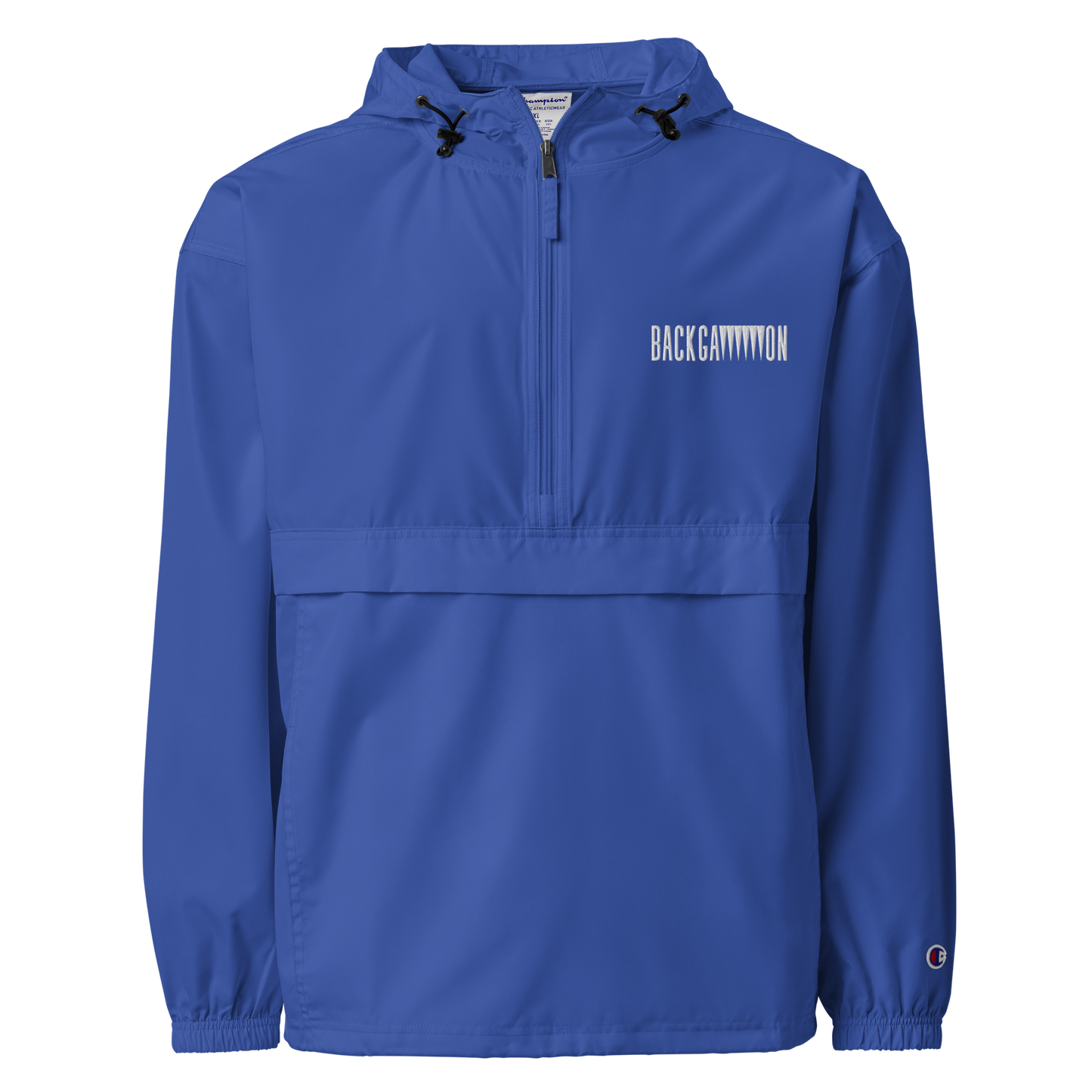 Backgammon Embroidered Champion Packable Jacket