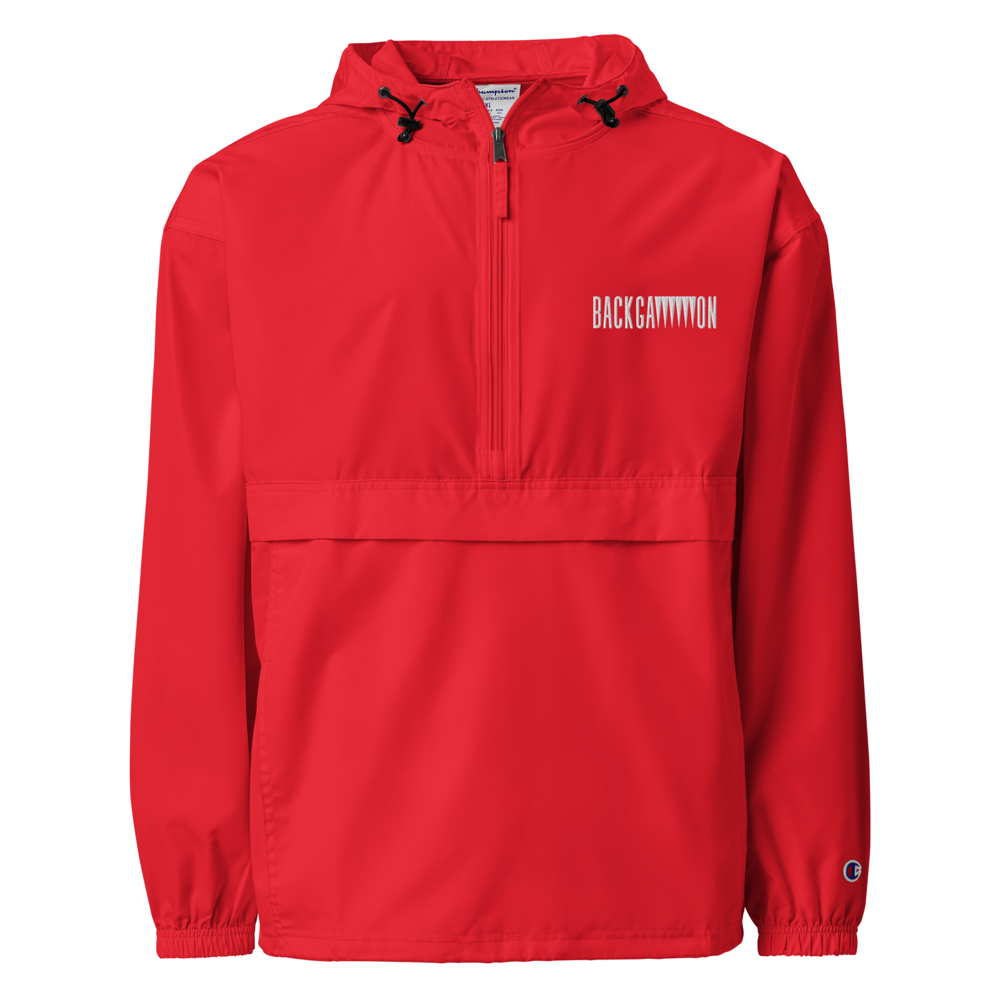 Backgammon Embroidered Champion Packable Jacket