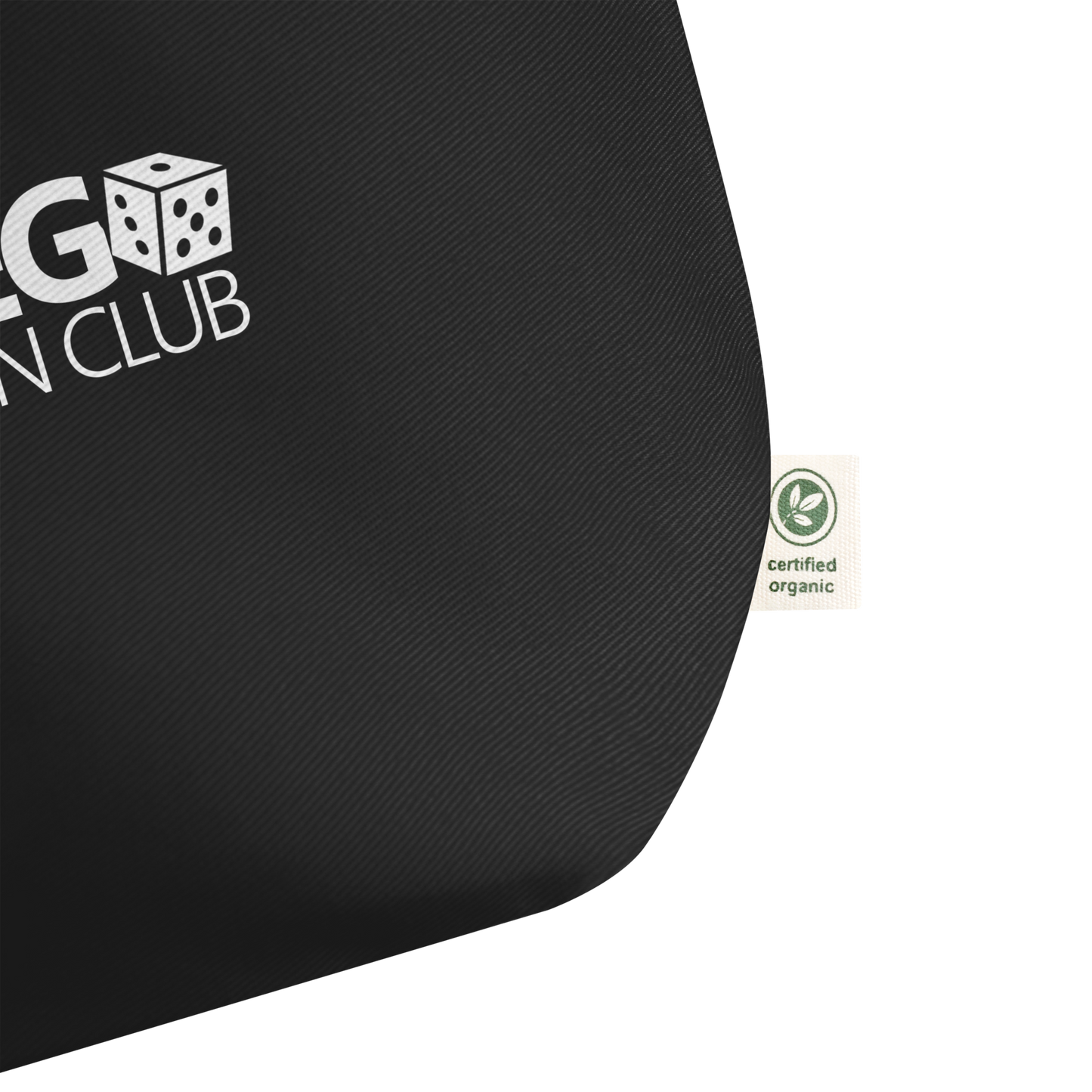 SAN DIEGO BACKGAMMON CLUB Large Organic Tote Bag