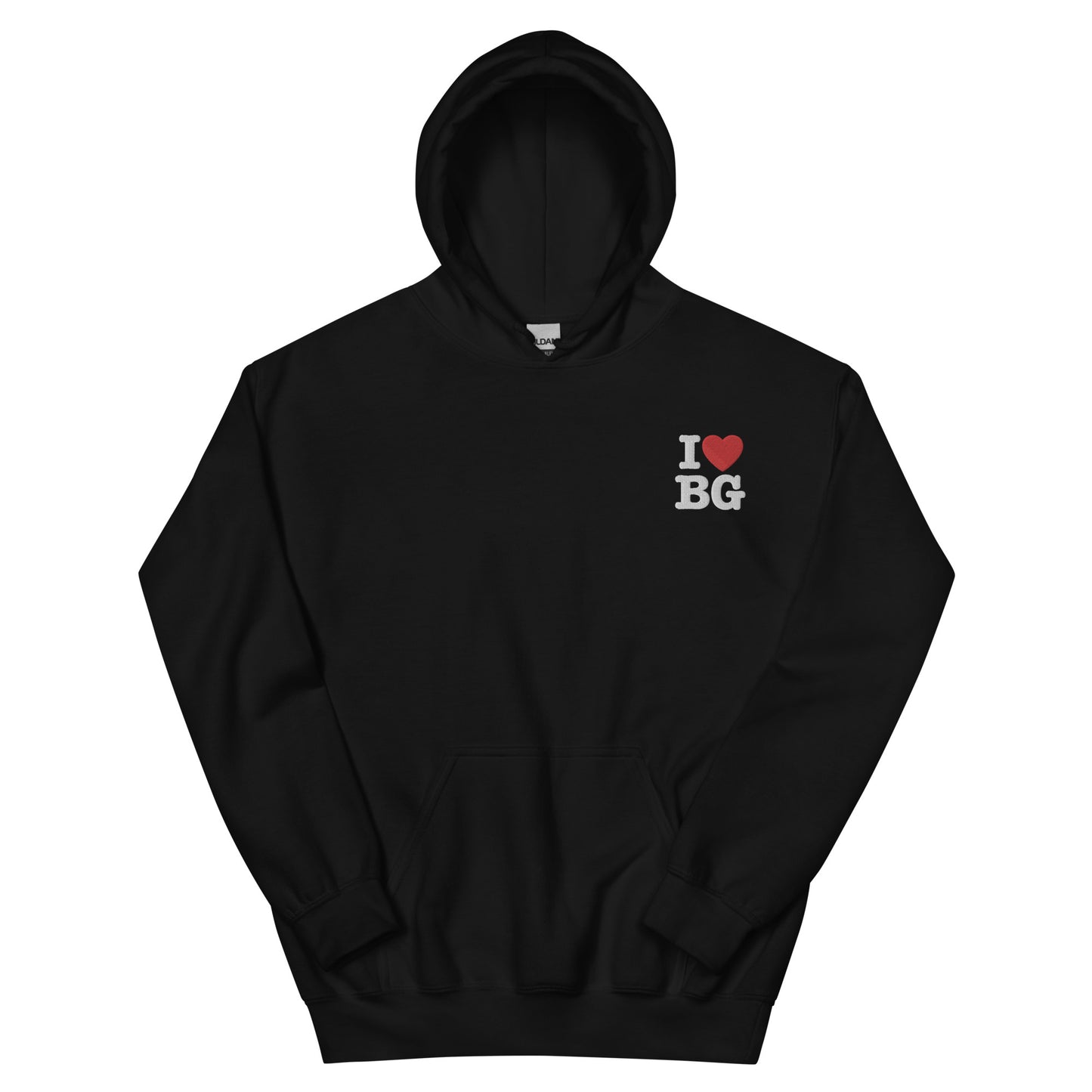 "I HEART BG" Backgammon Pullover Hoodie