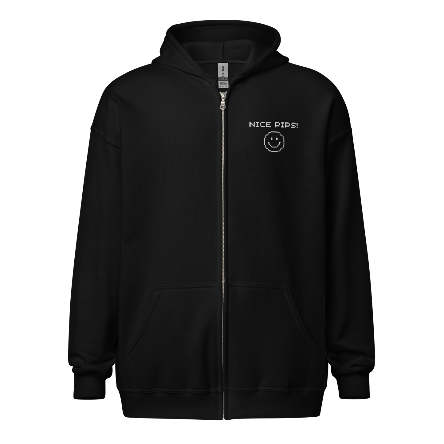 'NICE PIPS' Zip Hoodie
