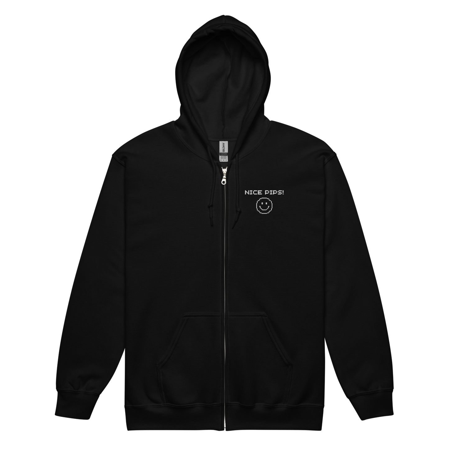 'NICE PIPS' Zip Hoodie