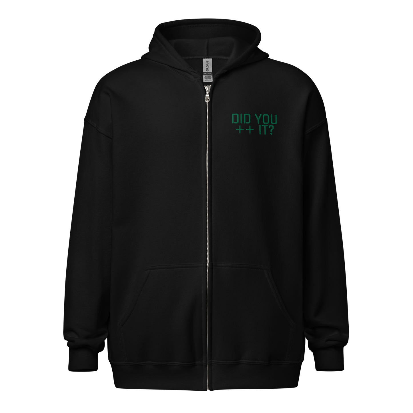 'DID YOU ++ IT?" Zip Hoodie