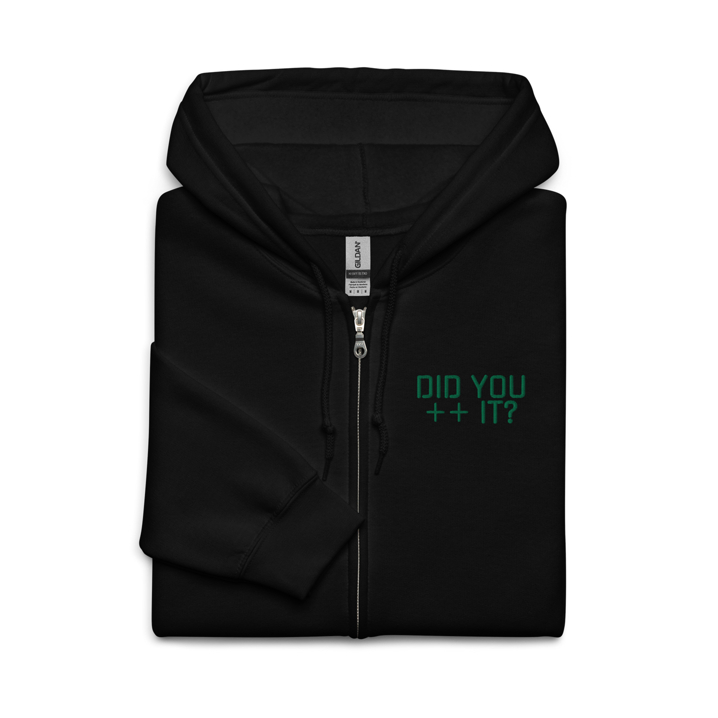 'DID YOU ++ IT?" Zip Hoodie