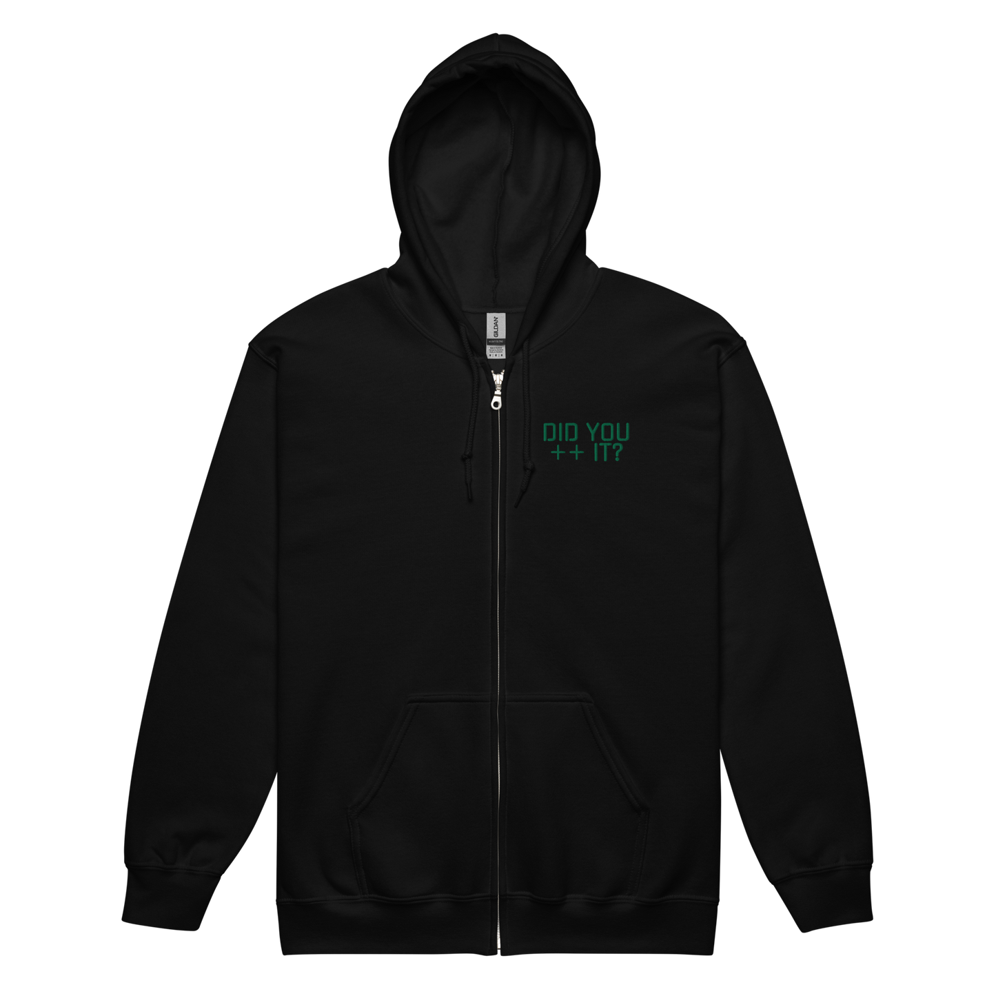 'DID YOU ++ IT?" Zip Hoodie