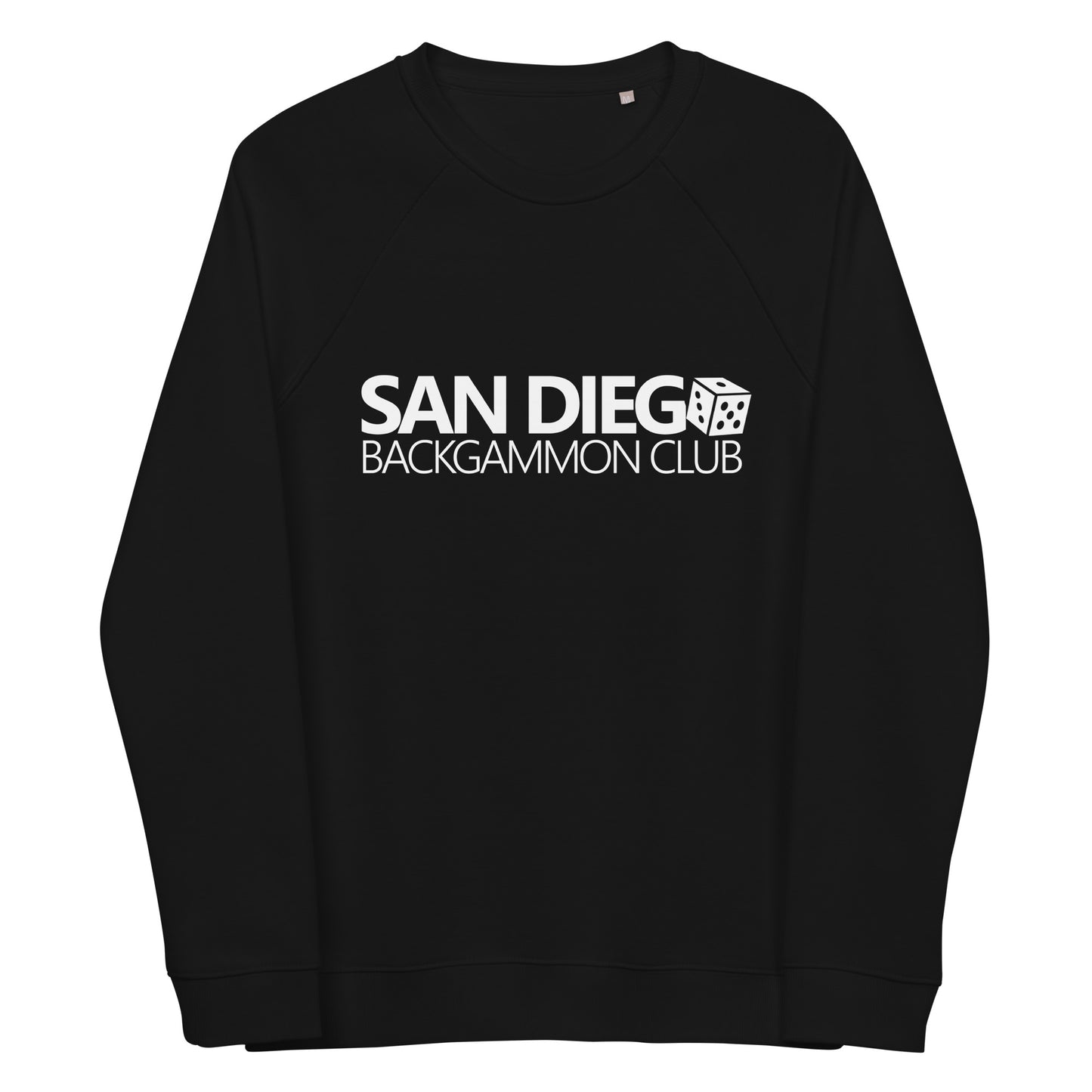 SAN DIEGO BACKGAMMON CLUB Raglan Sweatshirt