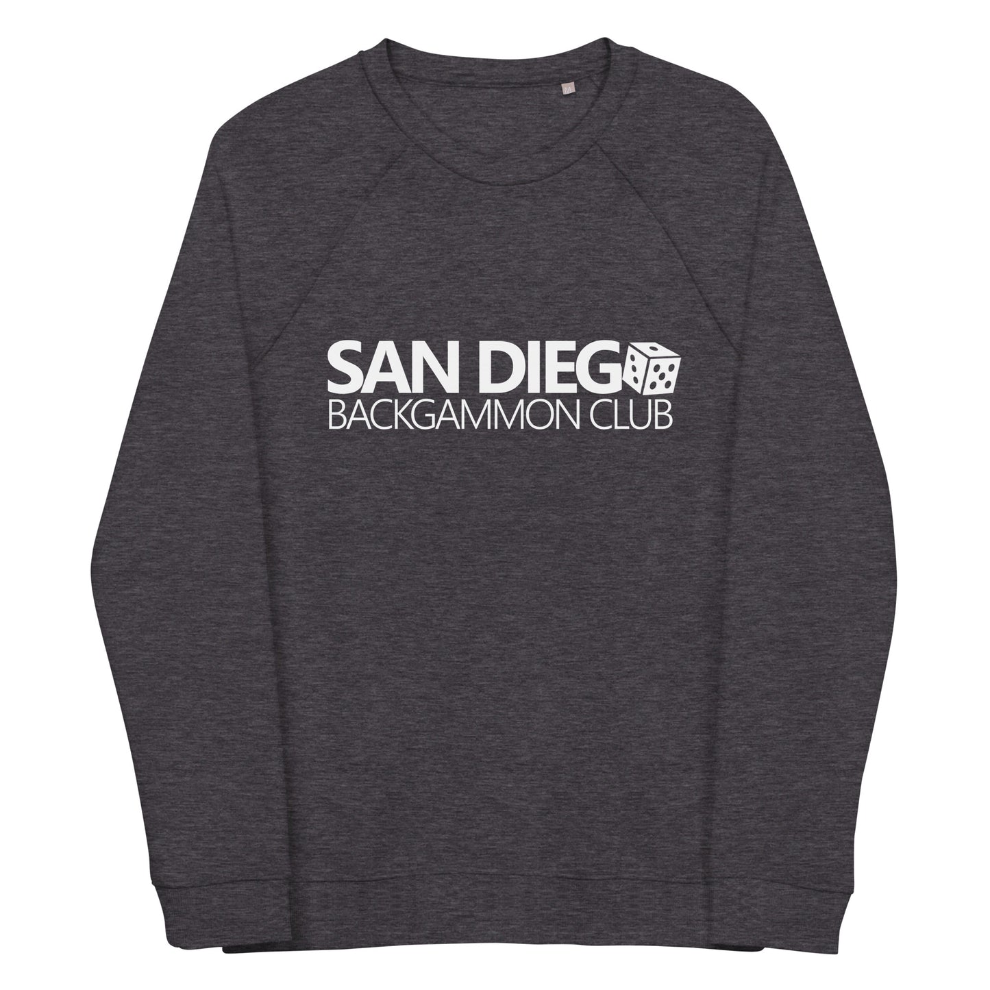 SAN DIEGO BACKGAMMON CLUB Raglan Sweatshirt