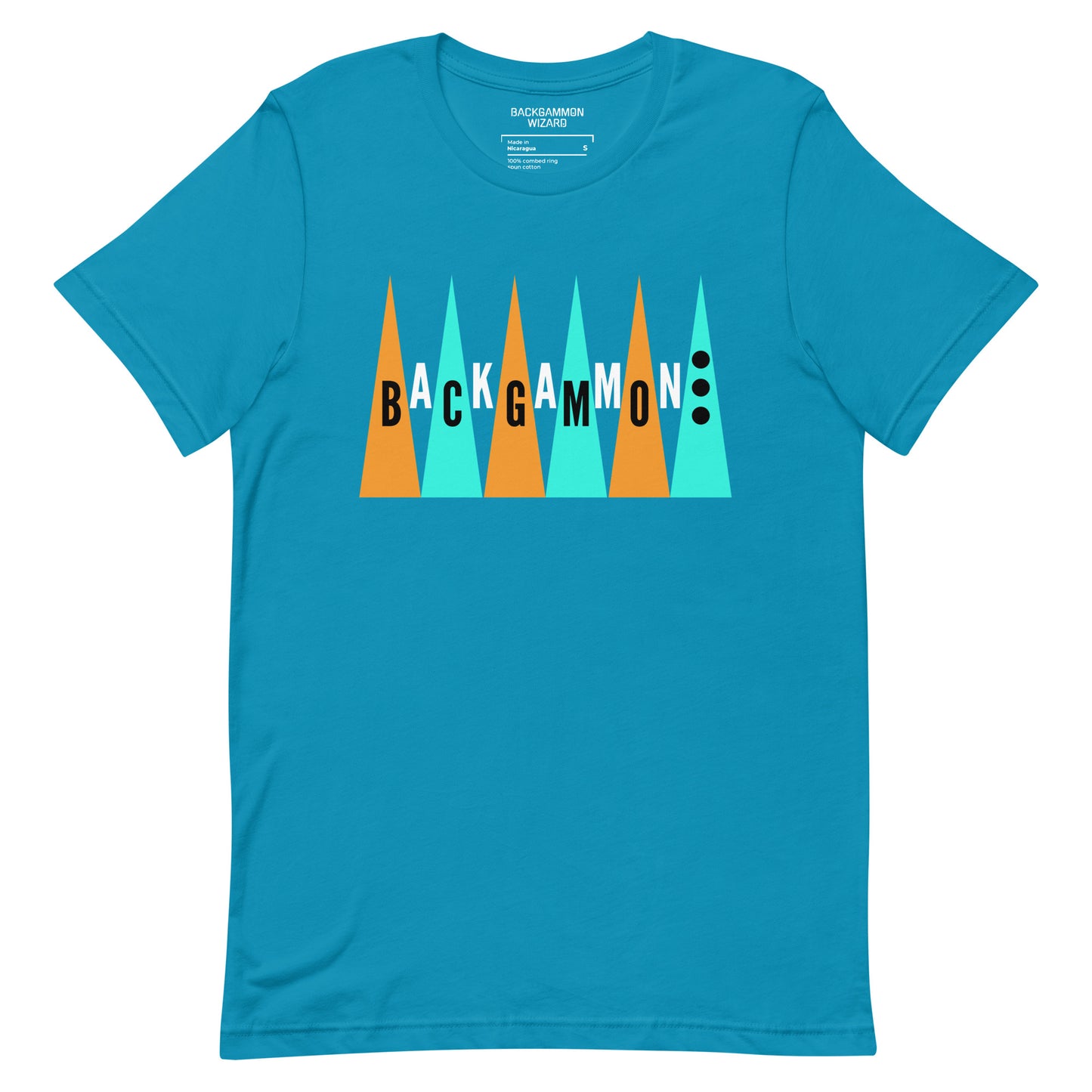 Nostalgic Backgammon Shirt (Orange/Turquoise)
