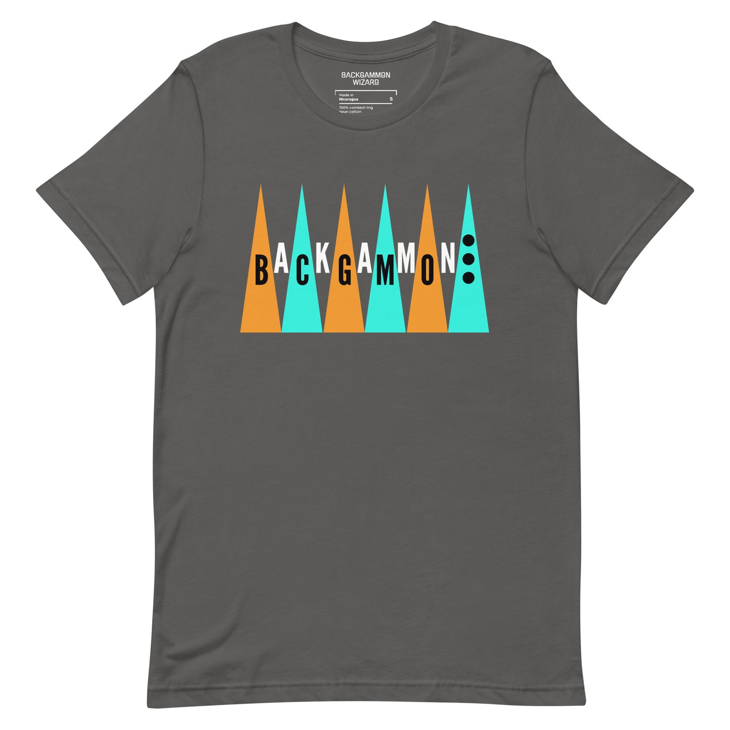 Nostalgic Backgammon Shirt (Orange/Turquoise)