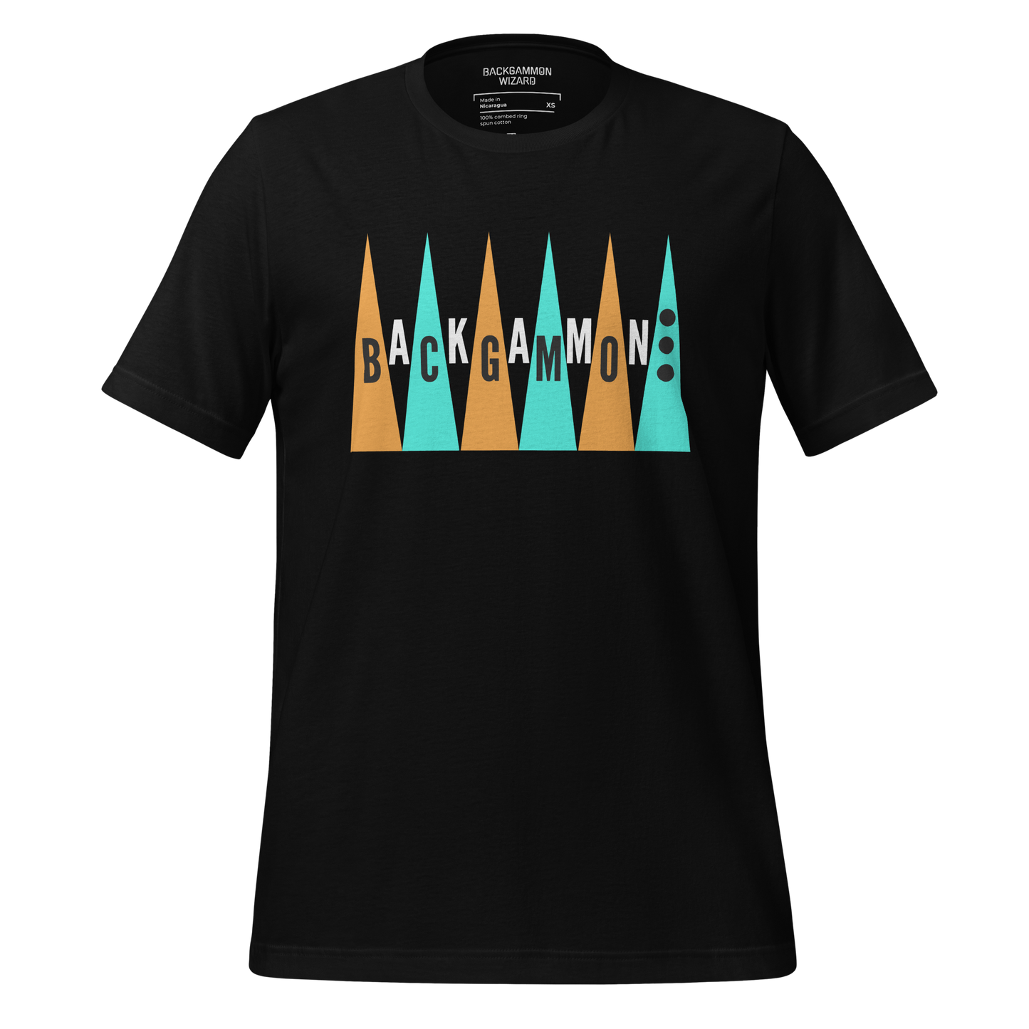 Nostalgic Backgammon Shirt (Orange/Turquoise)