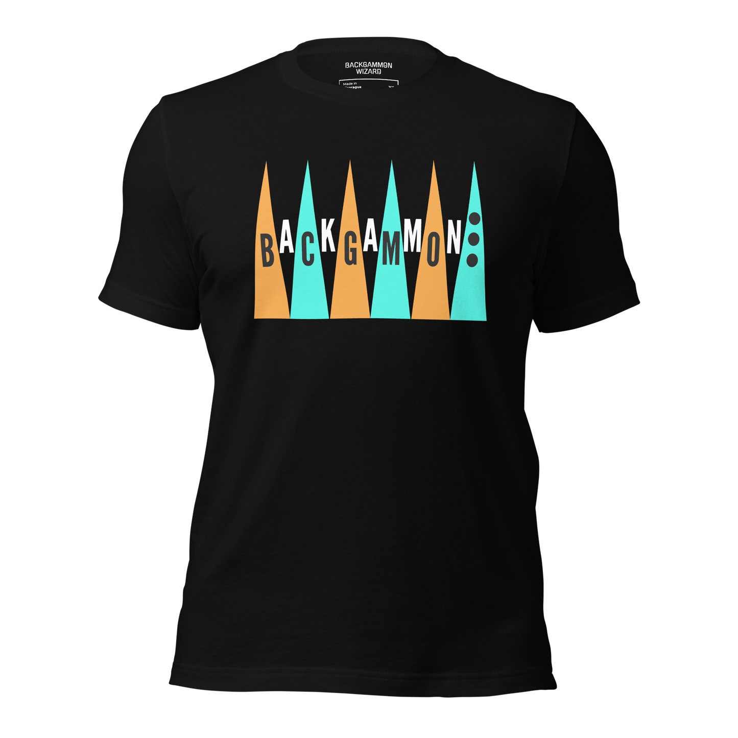 Nostalgic Backgammon Shirt (Orange/Turquoise)