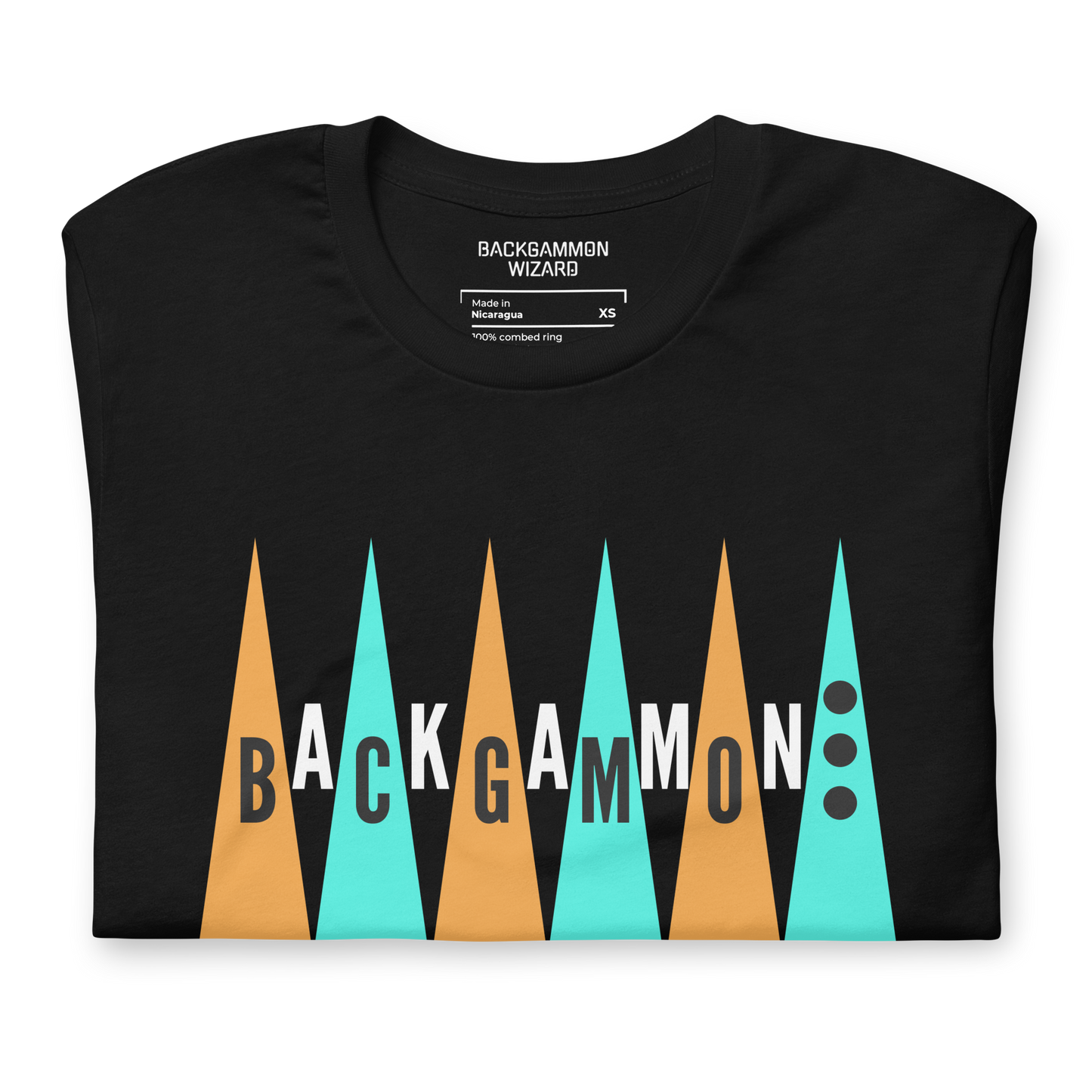 Nostalgic Backgammon Shirt (Orange/Turquoise)