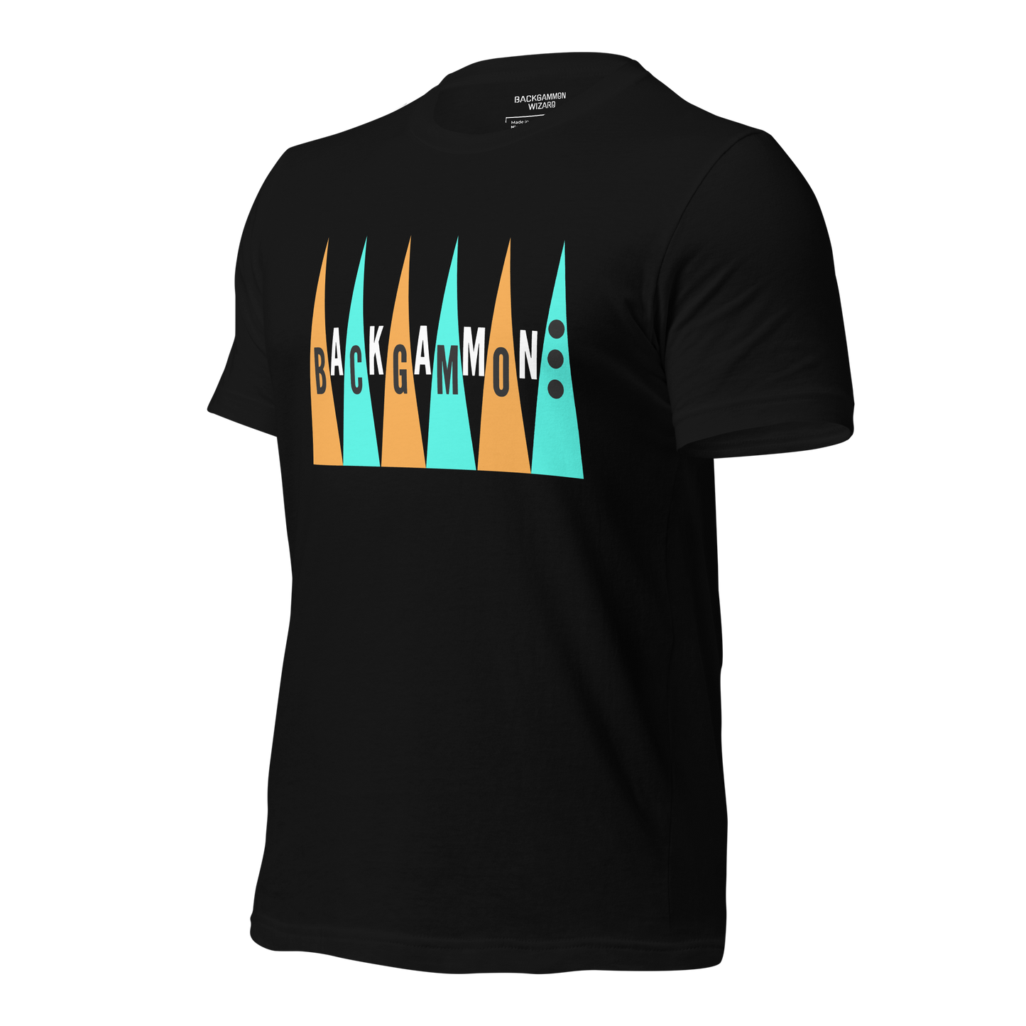 Nostalgic Backgammon Shirt (Orange/Turquoise)
