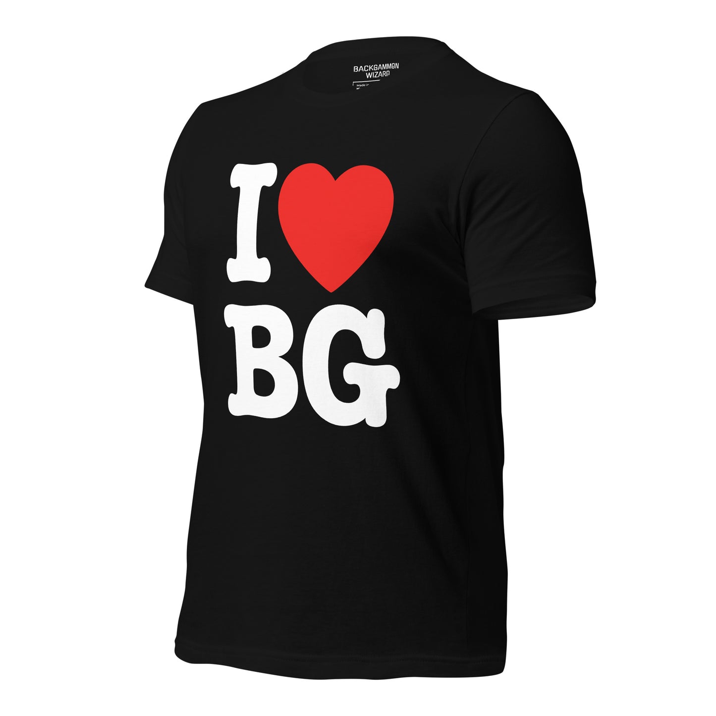 "I HEART BG" Backgammon Shirt
