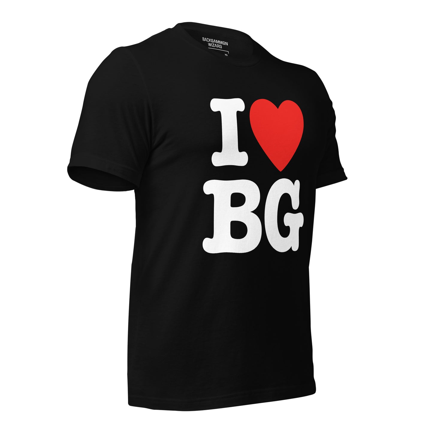 "I HEART BG" Backgammon Shirt