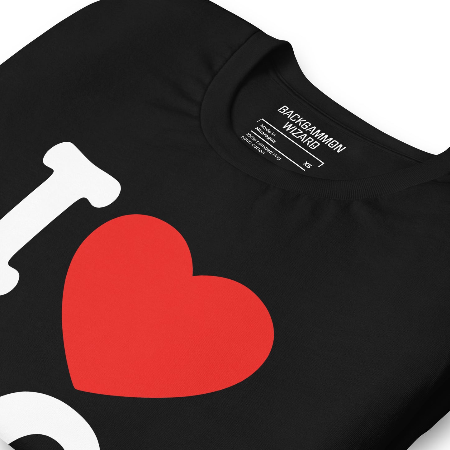 "I HEART BG" Backgammon Shirt