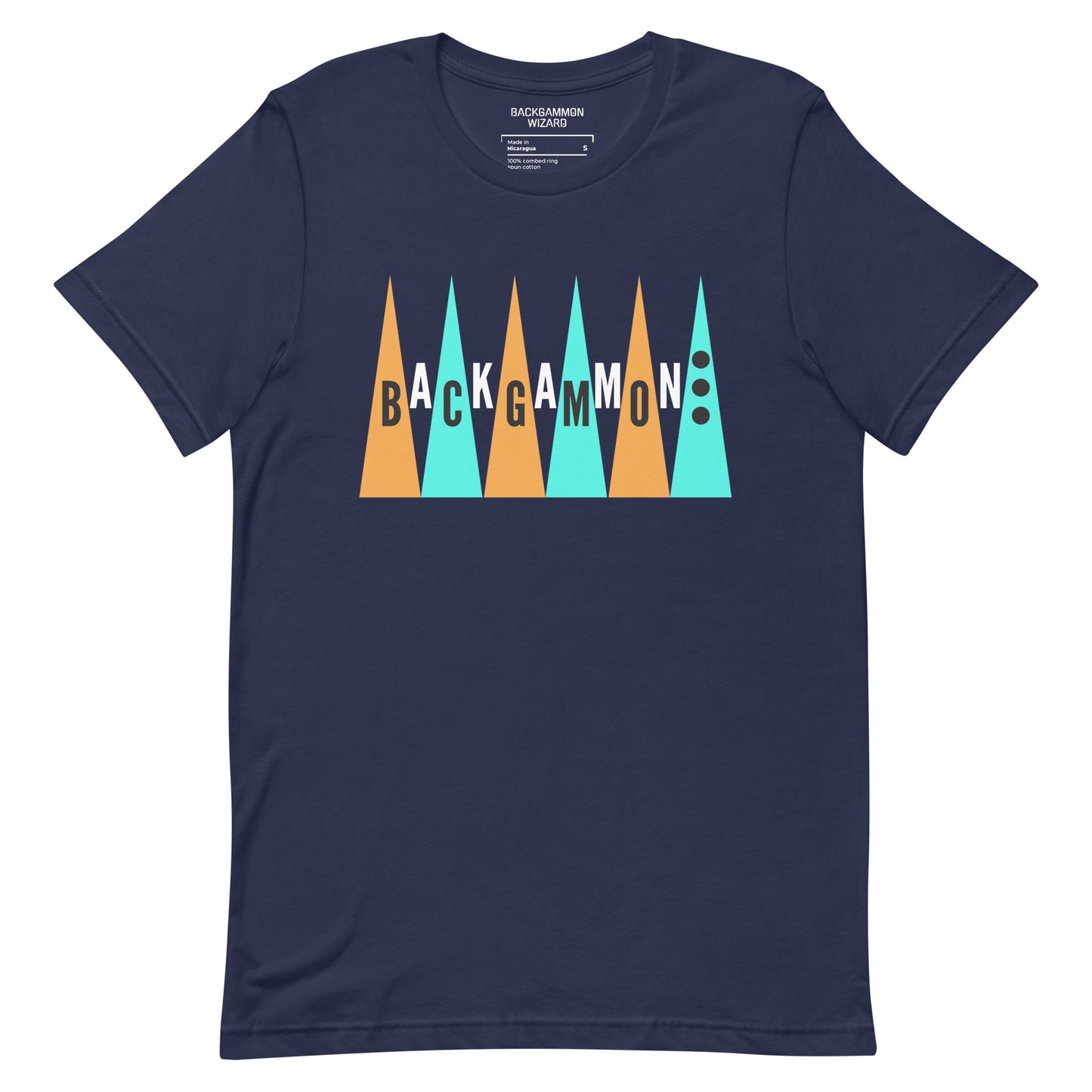 Nostalgic Backgammon Shirt (Orange/Turquoise)