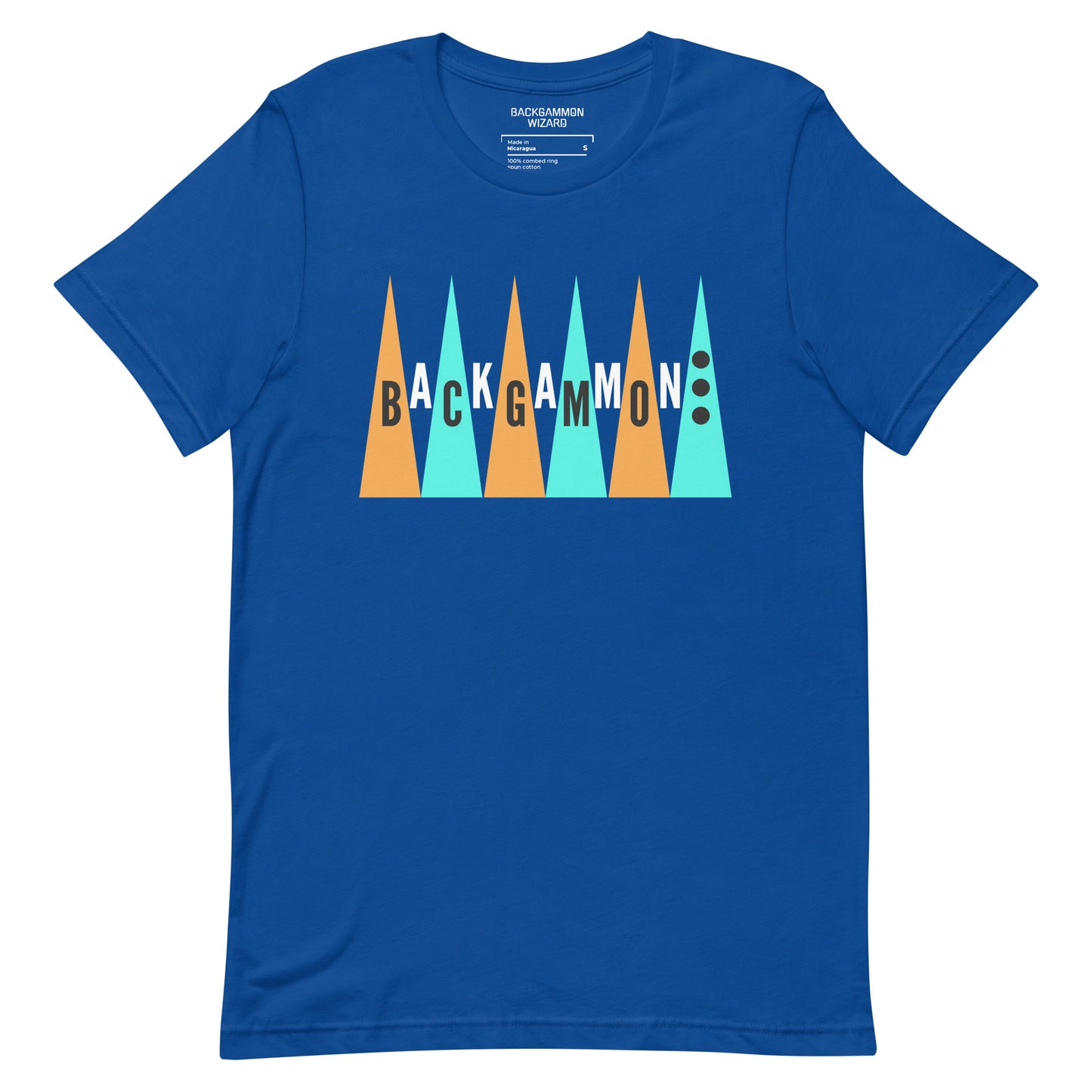 Nostalgic Backgammon Shirt (Orange/Turquoise)