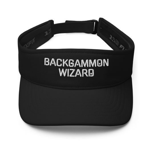'BACKGAMMON WIZARD' Visor