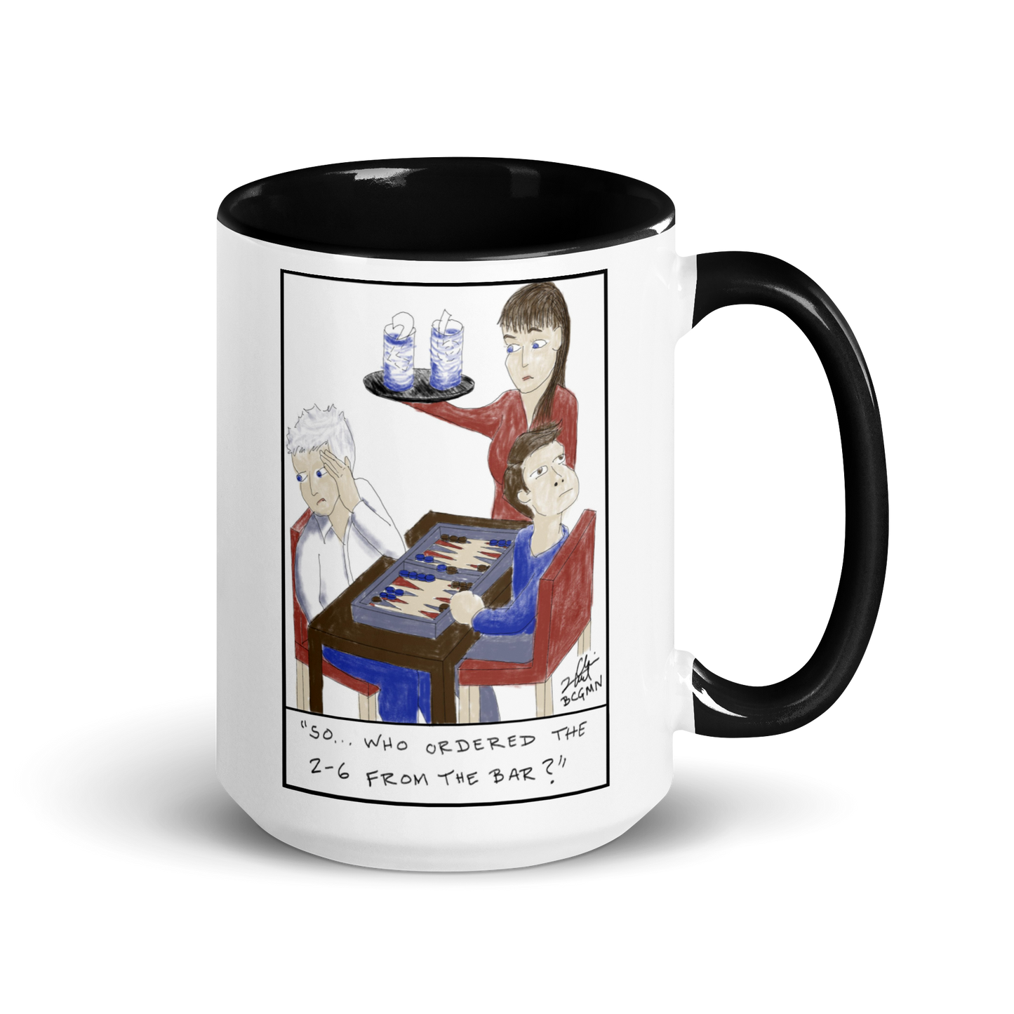 '2-6 FROM THE BAR' JChrizArt Mug