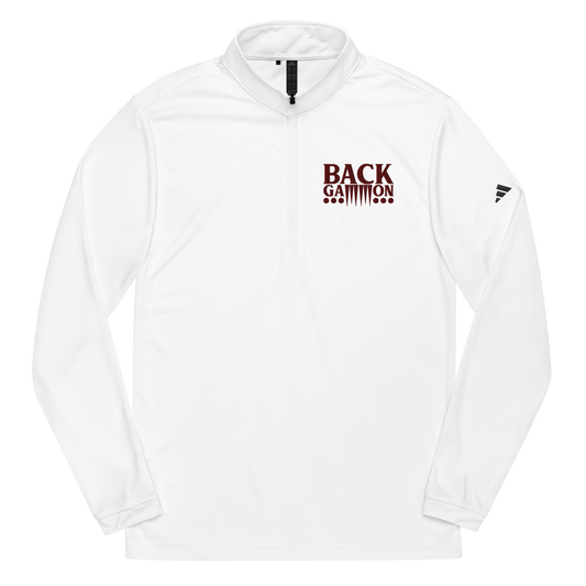 Backgammon Quarter Zip Pullover (maroon embroidery)