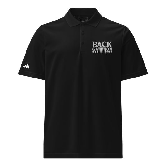 Backgammon Sport Polo (white embroidery)