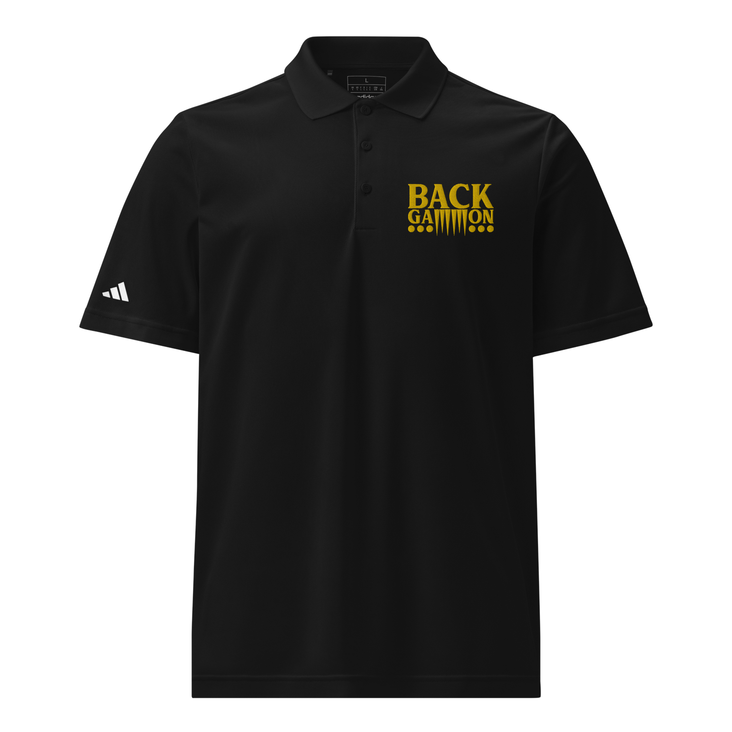 Backgammon Sport Polo (yellow embroidery)