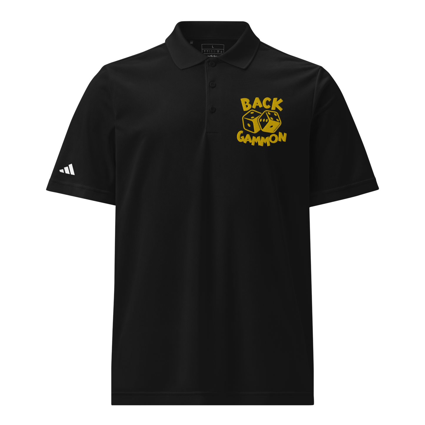 Backgammon Sport Polo (yellow embroidery)