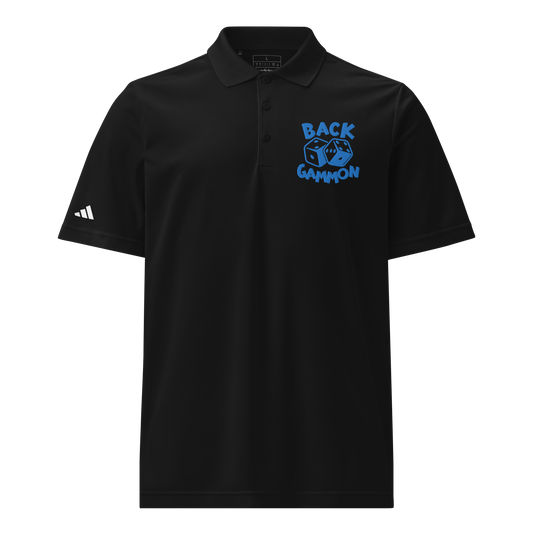 Backgammon Sport Polo (aqua embroidery)