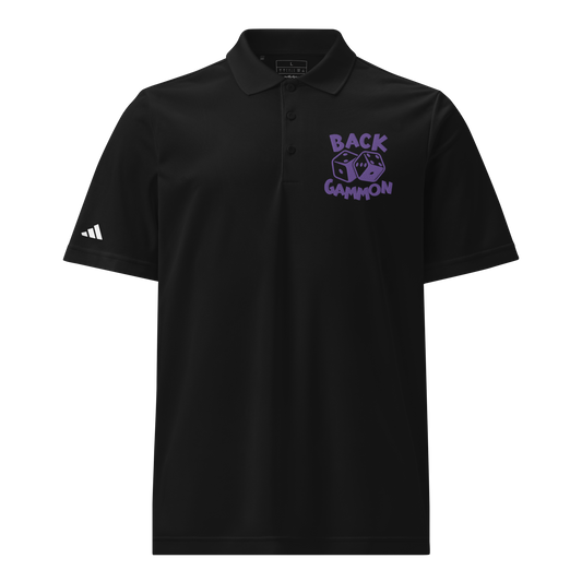 Backgammon Sport Polo (purple embroidery)