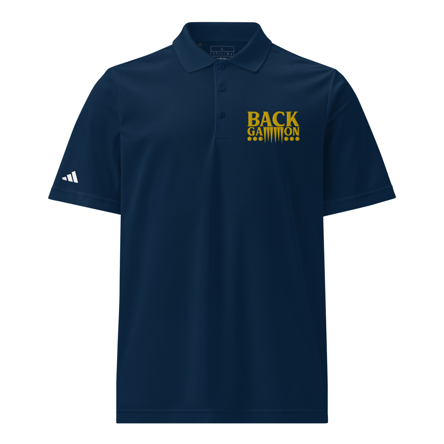 Backgammon Sport Polo (yellow embroidery)