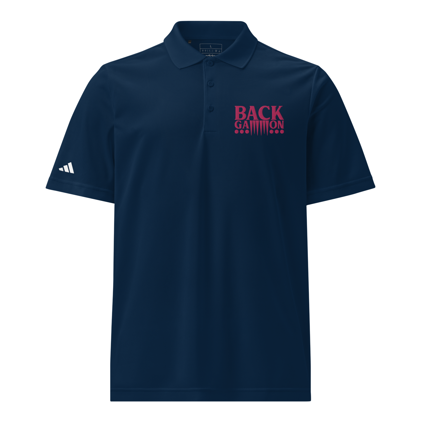 Backgammon Sport Polo (pink embroidery)