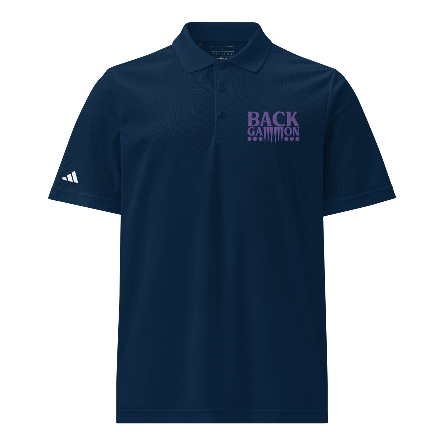 Backgammon Sport Polo (purple embroidery)