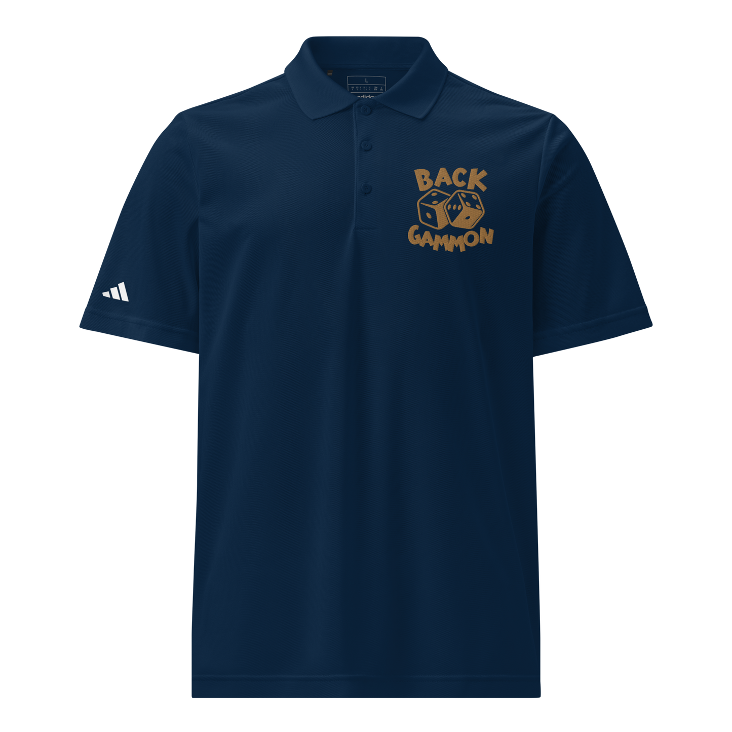 Backgammon Sport Polo (gold embroidery)