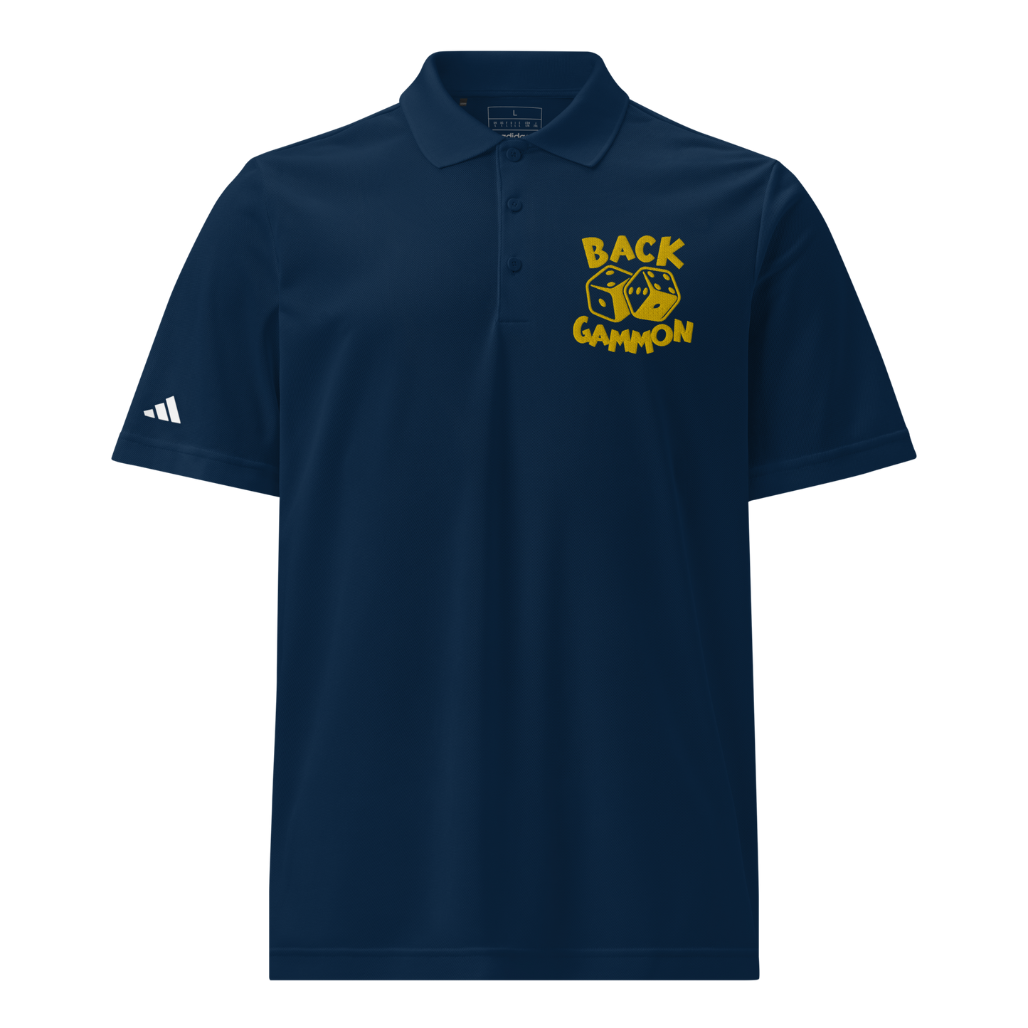 Backgammon Sport Polo (yellow embroidery)