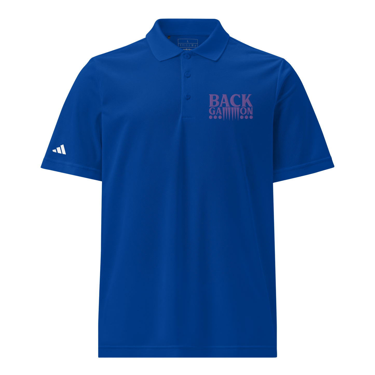 Backgammon Sport Polo (purple embroidery)