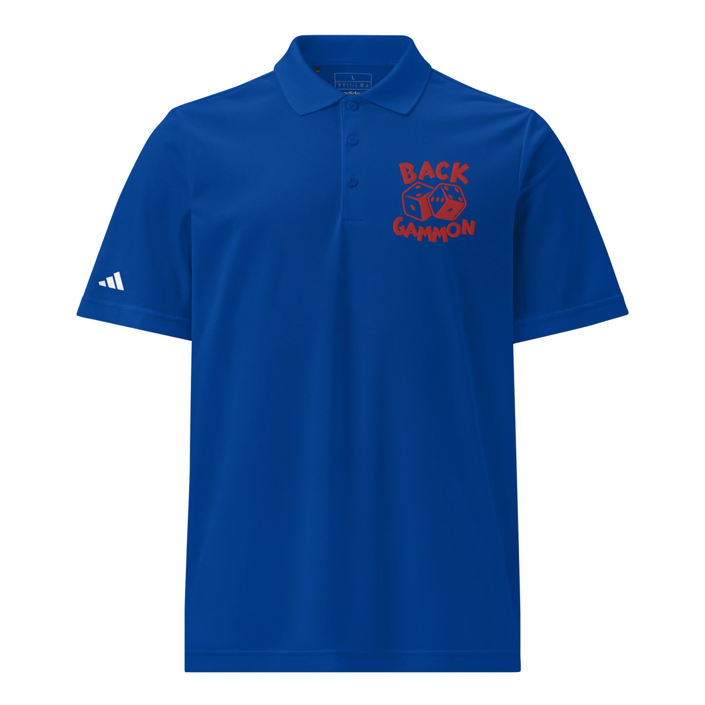 Backgammon Sport Polo (red embroidery)