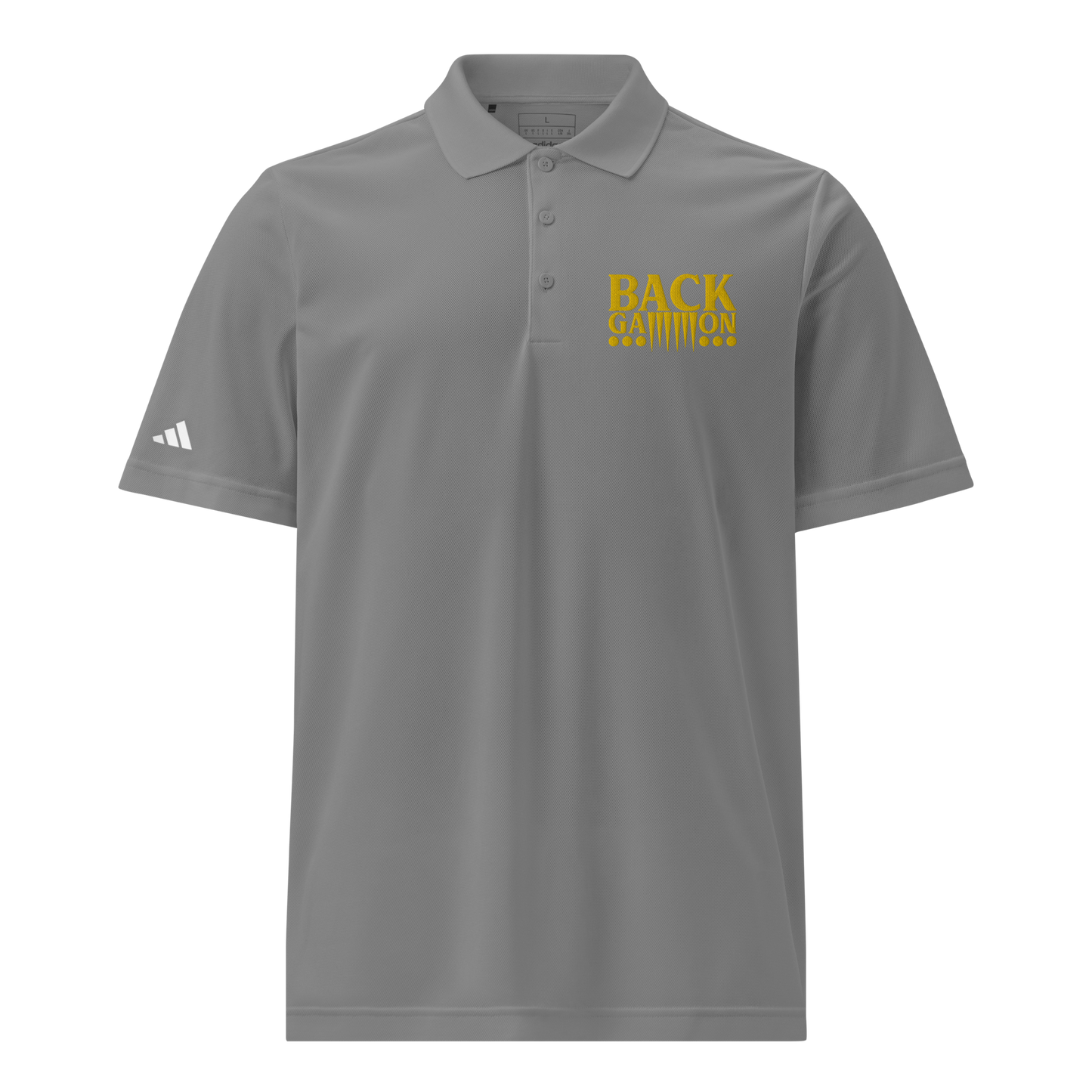 Backgammon Sport Polo (yellow embroidery)