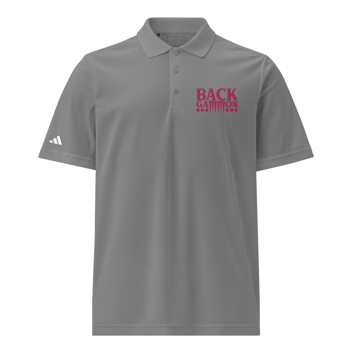 Backgammon Sport Polo (pink embroidery)