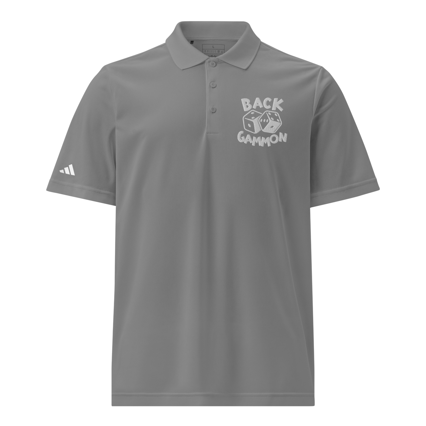 Backgammon Sport Polo (white embroidery)