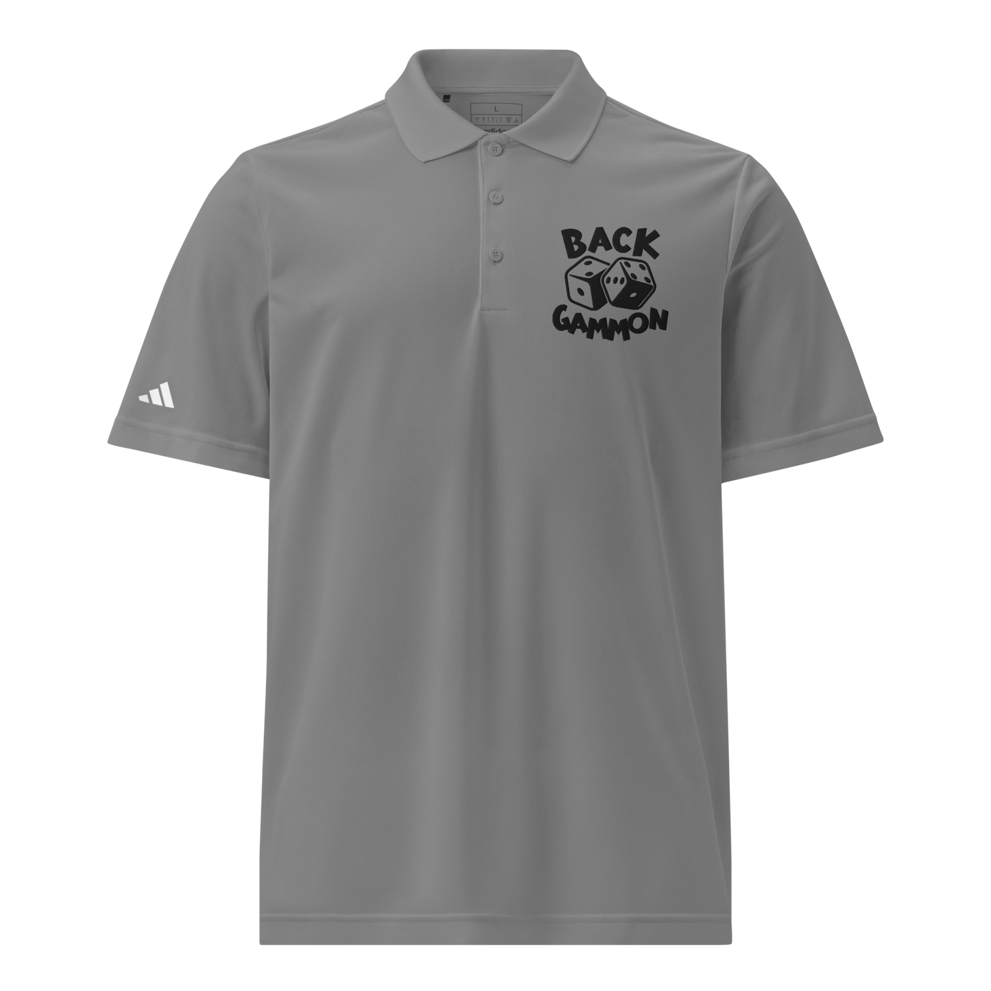 Backgammon Sport Polo (black embroidery)