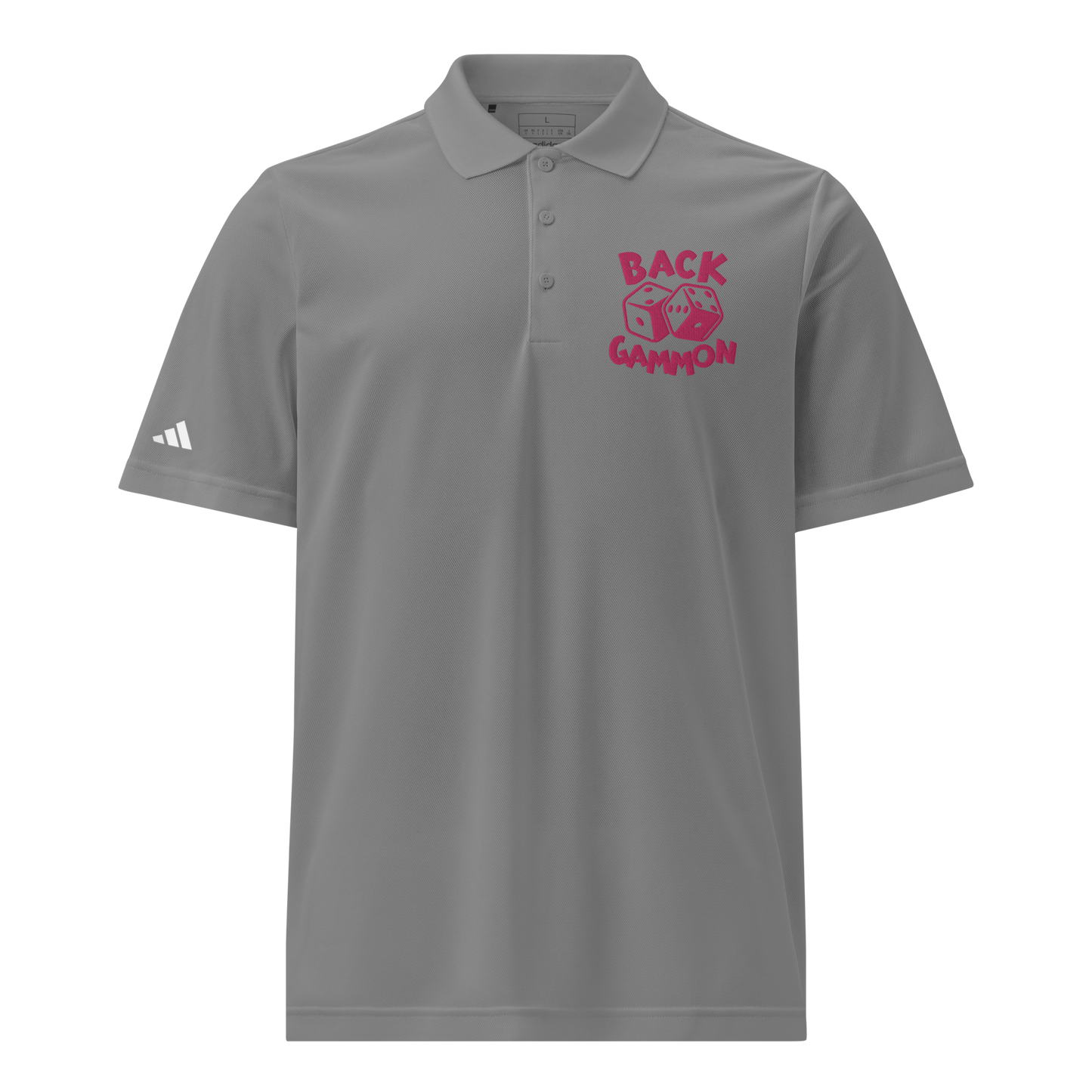 Backgammon Sport Polo (pink embroidery)