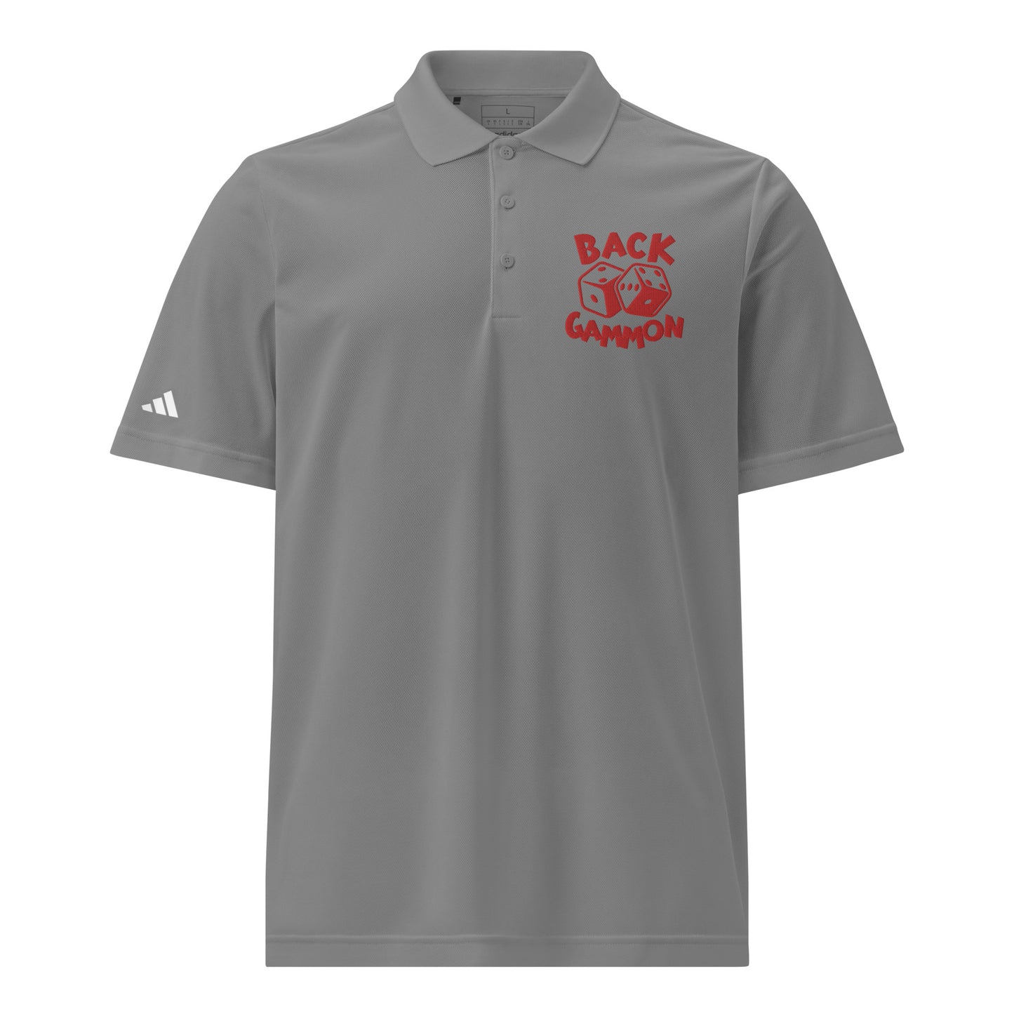 Backgammon Sport Polo (red embroidery)