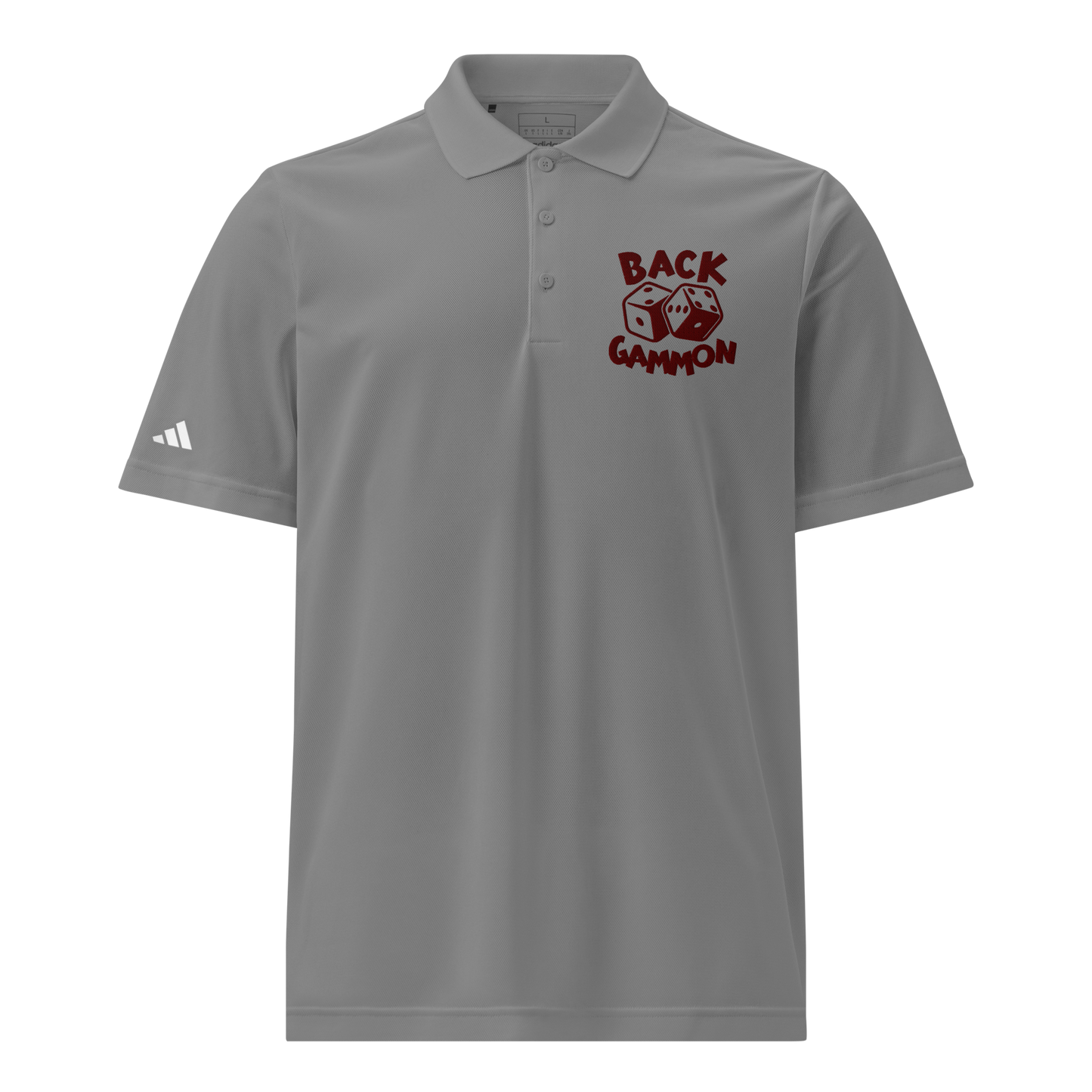 Backgammon Sport Polo (maroon embroidery)