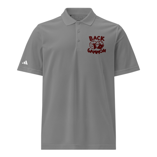 Backgammon Sport Polo (maroon embroidery)