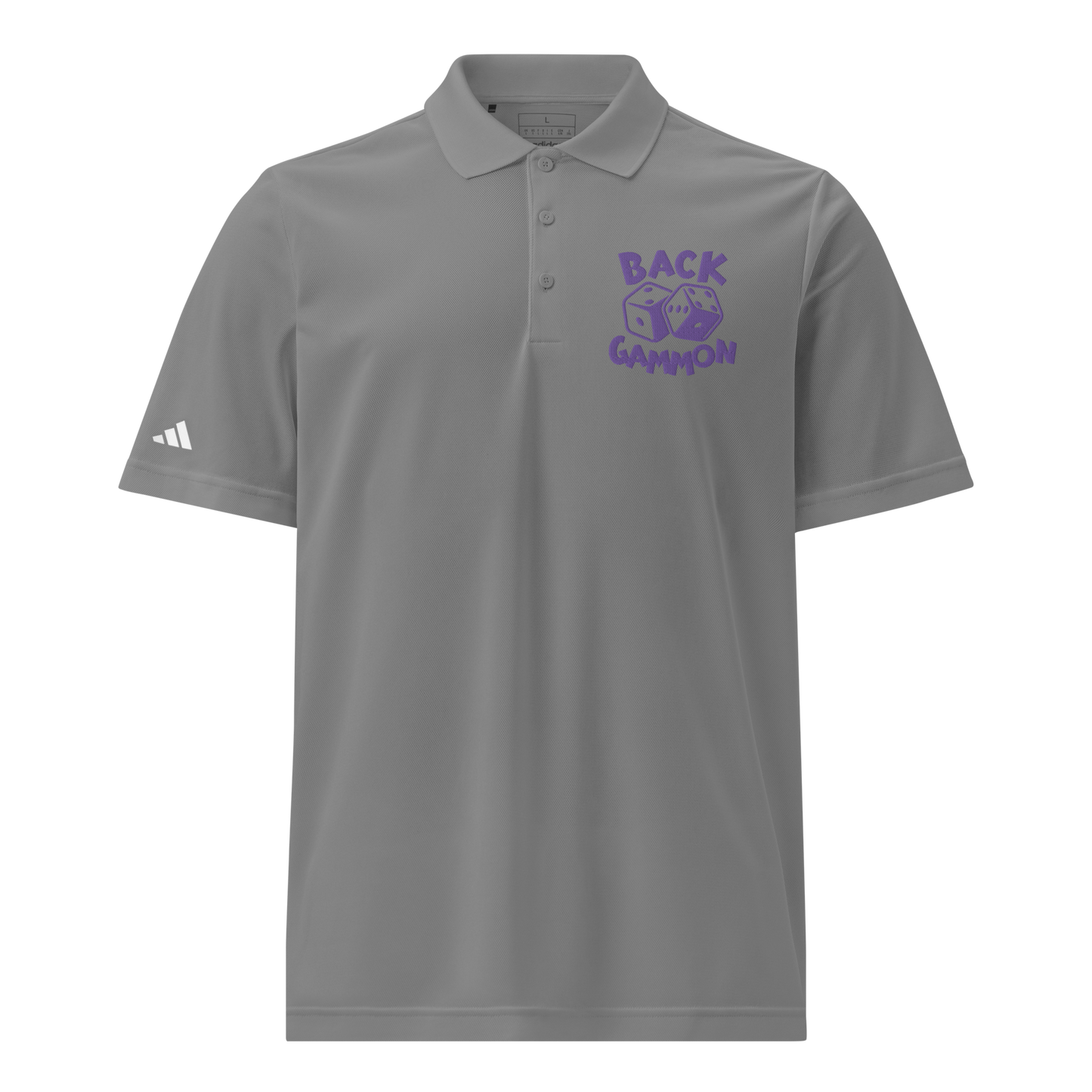 Backgammon Sport Polo (purple embroidery)